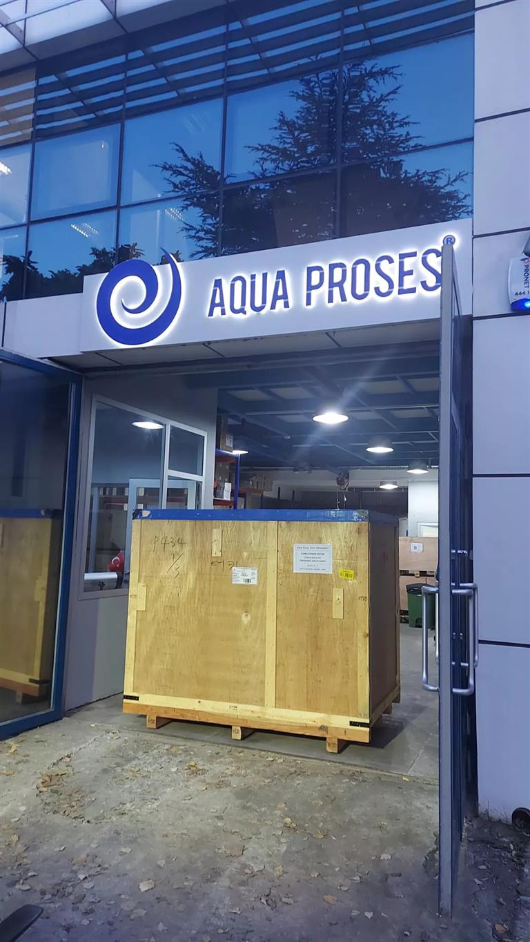 Aqua Proses’ten Trabzon Düzköy Atıksu Arıtma Tesisi Projesine Ekipman Sevkiyatı.